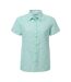 Womens/ladies Nosilife Tillia Printed Short-sleeved Shirt Poolside Green Craghoppers-2