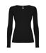 Roly Womens/Ladies Extreme Long-Sleeved T-Shirt (Solid Black)