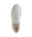 Mens Futurism Leather Tennis Trainers White Hugo-4