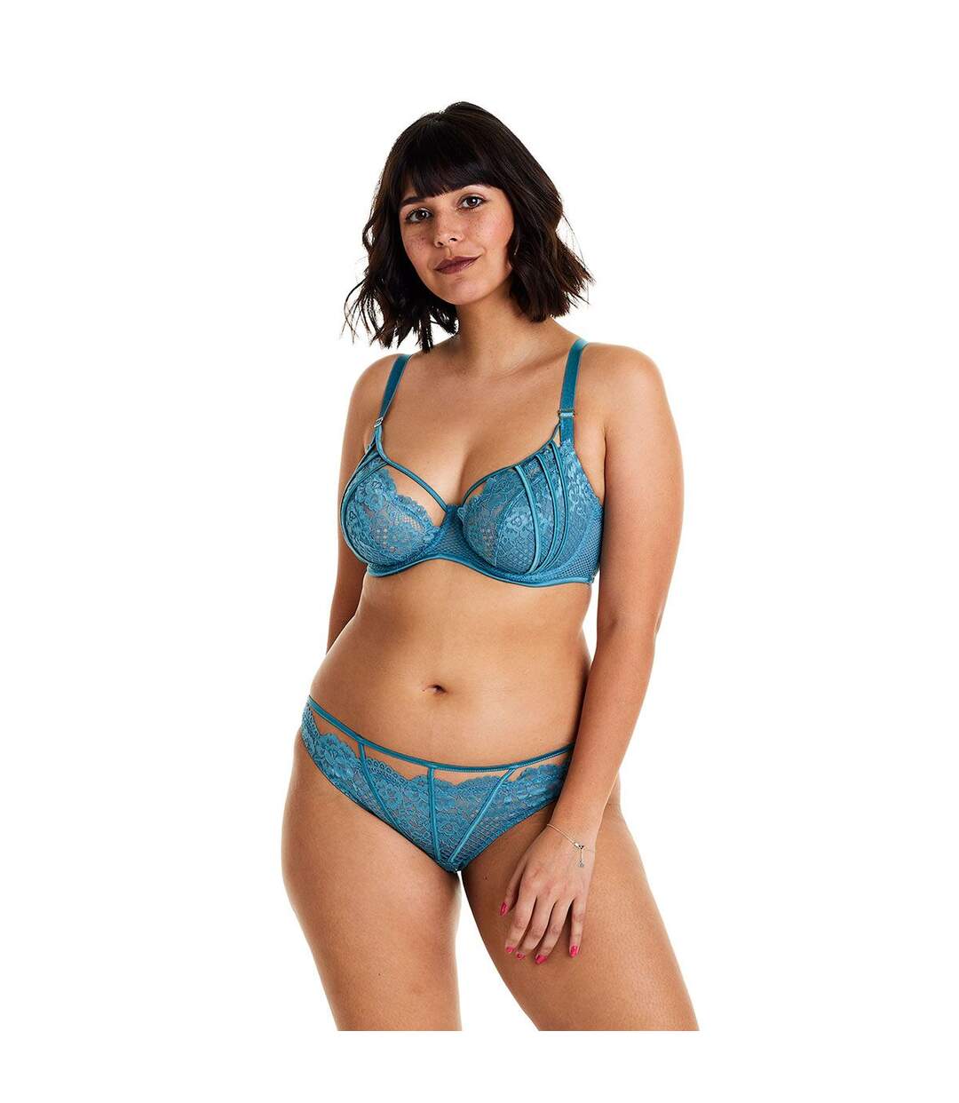 Soutien-gorge à armatures grand maintien bleu Voltige