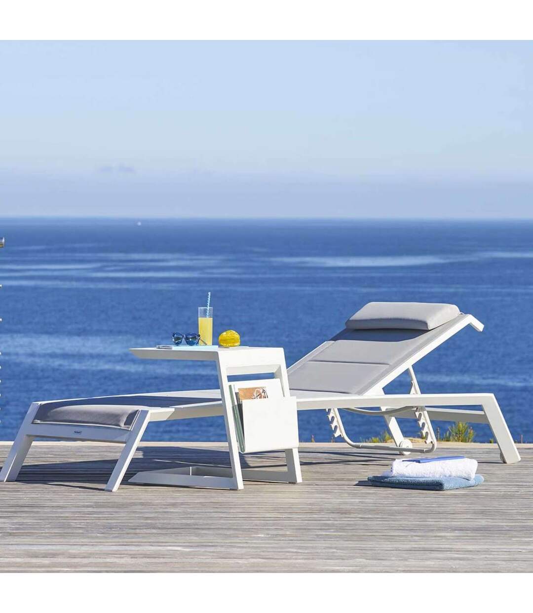 Transat Allure en aluminium avec roues-2
