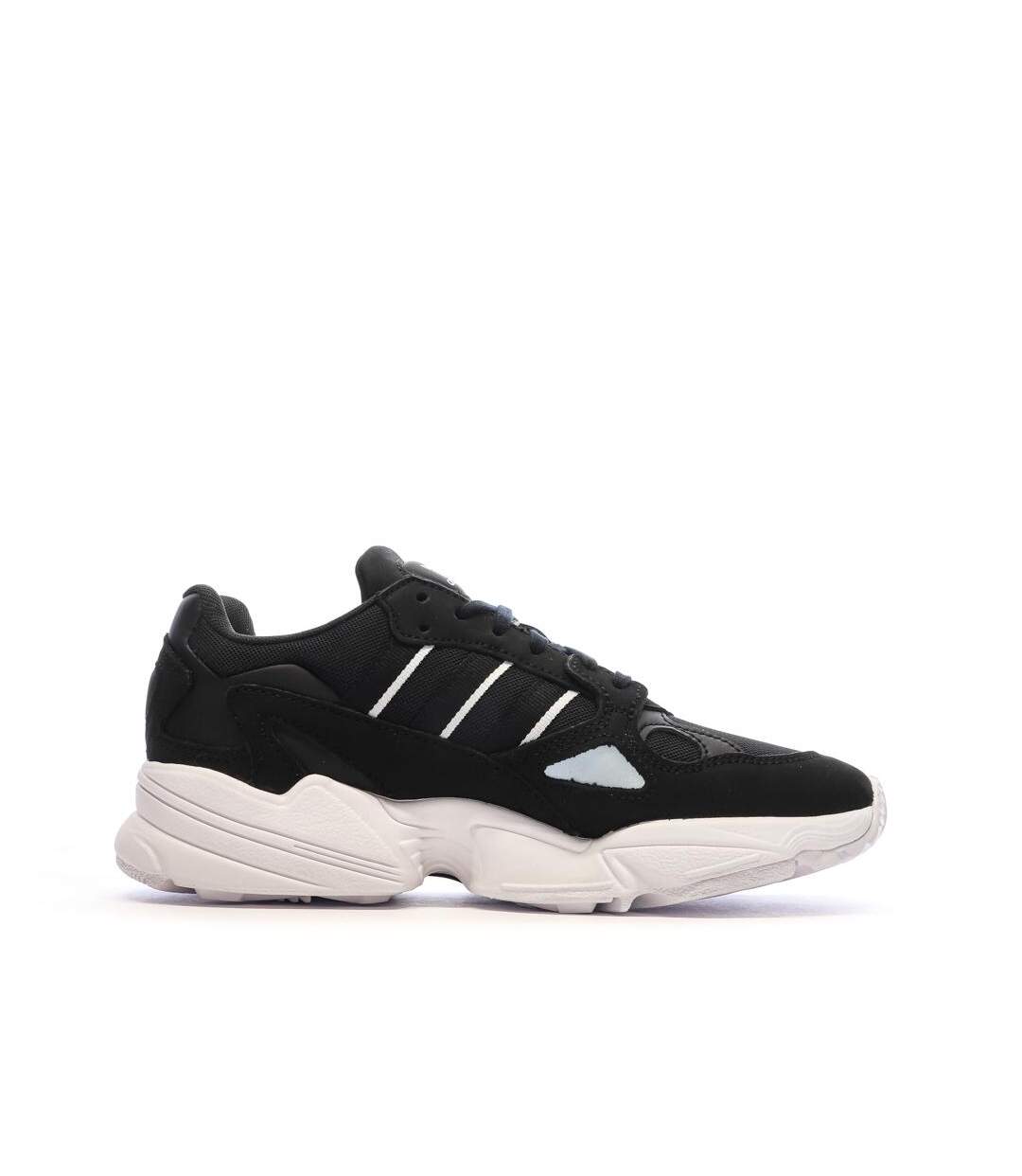 Baskets noires/blanches femme adidas falcon-2