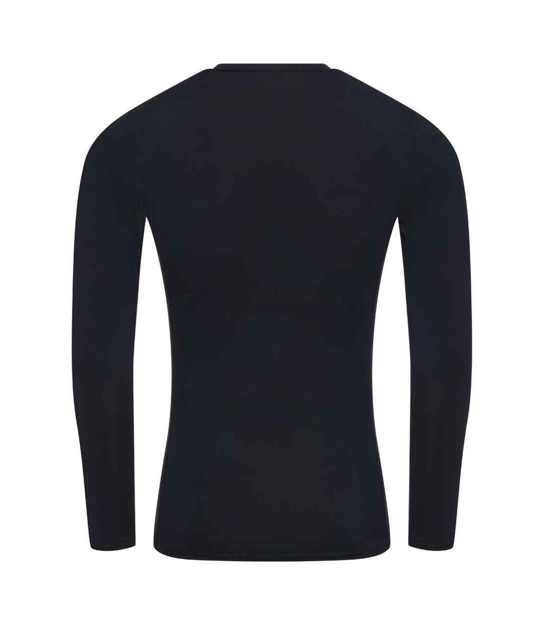 Mens active recycled base layer top french navy AWDis Cool-2