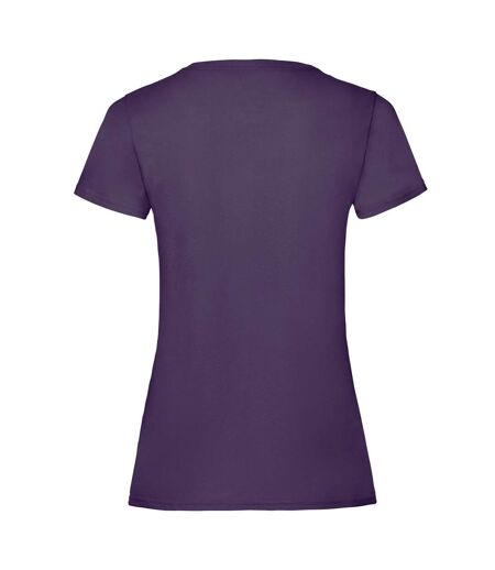 T-shirt Valueweight Femme Violet Fruit Of The Loom