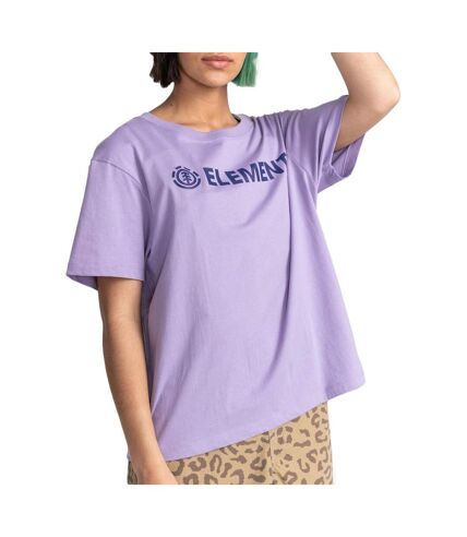 T-shirt Mauve Femme Element Logo Ss W - S