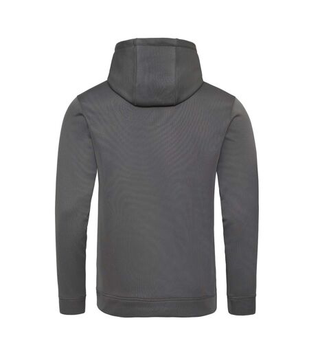 Sweat À Capuche Sports Adulte Gris Acier Awdis