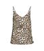 Débardeur léopard noir/marron femme vero moda eassy - l-3