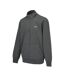 Mens Quarter Zip Fleece Charcoal Marl Slazenger-3