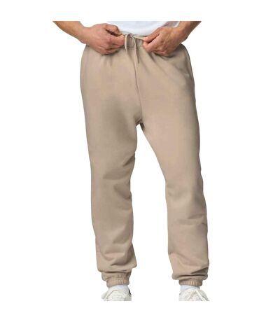 Mens Midweight Pocket Jogging Bottoms Sand Gildan