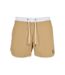 Short De Bain Motif/style Rétro Homme Blanc Beige Urban Classics-1