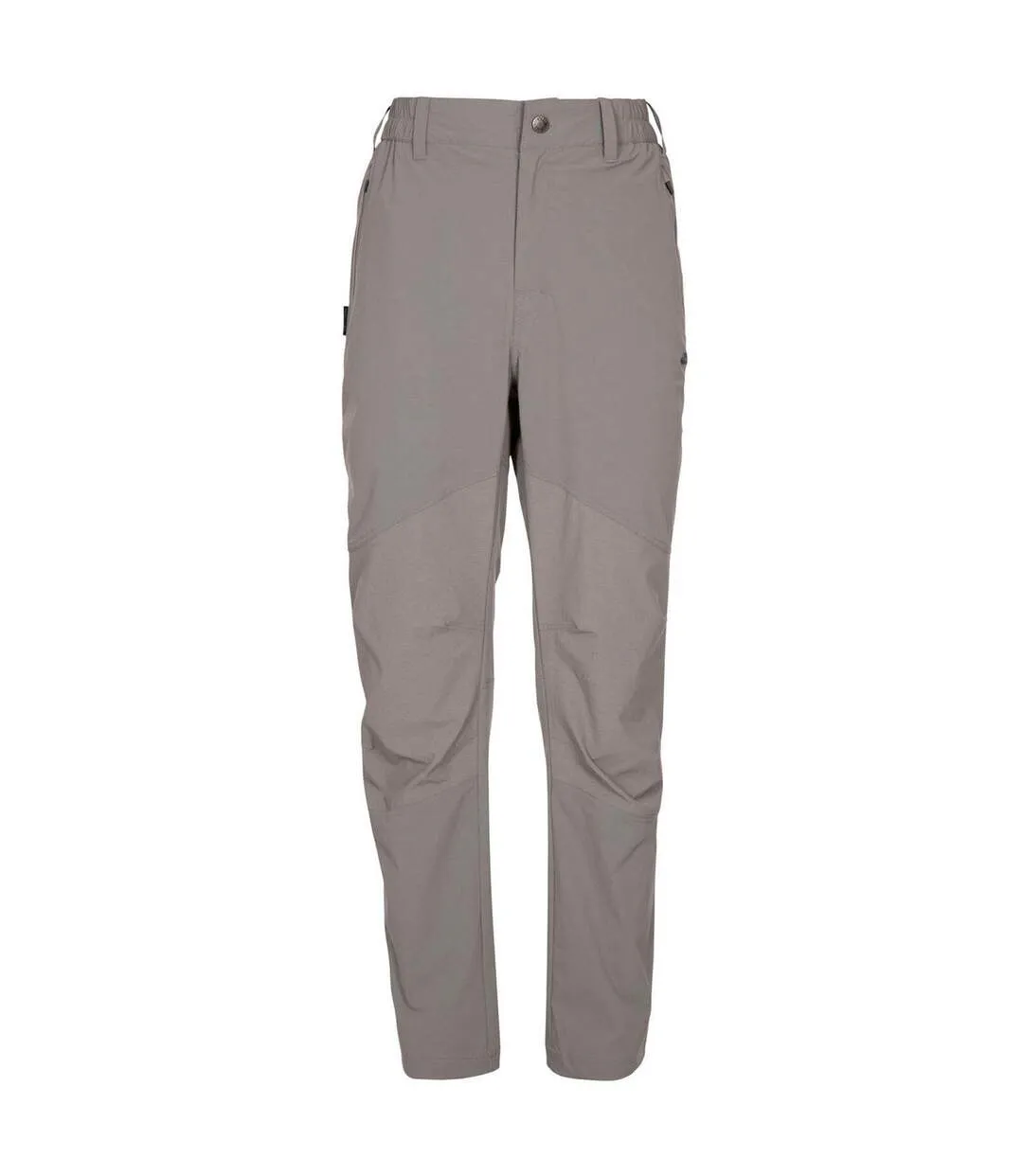 Pantalon De Randonnée Uni À Taille Semi-élastiquée Adventure Homme Gris Trespass-1