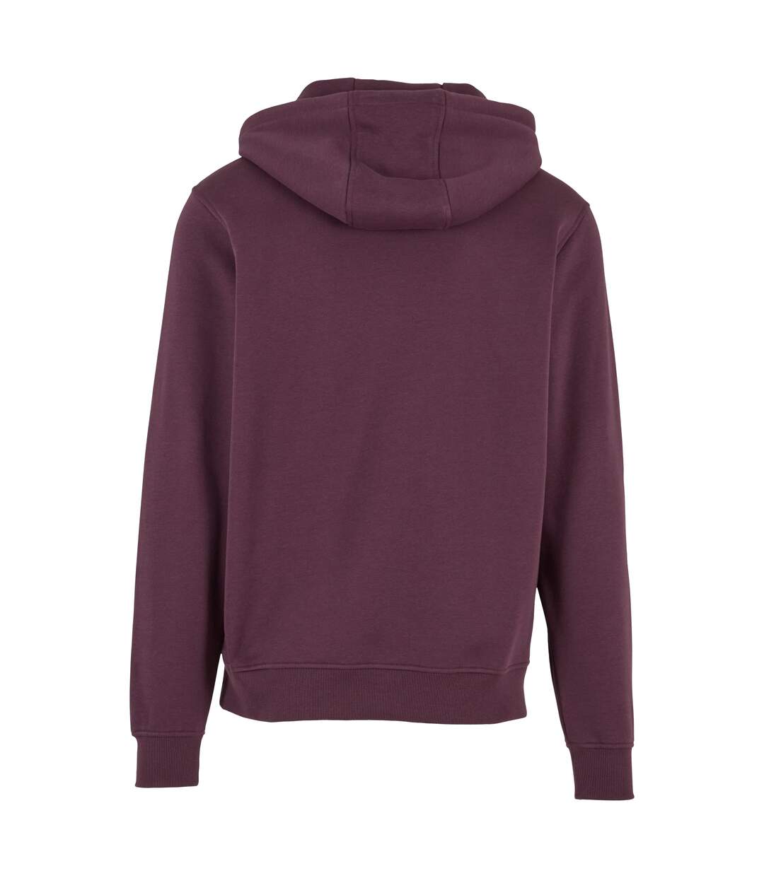 Mens heavy pullover hoodie plum purple Build Your Brand-2