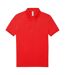 B&C Mens Polo Shirt (Red) - UTRW8912