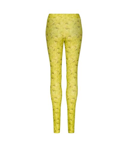 AWDis Womens/Ladies Cool Girlie Printed Leggings (Kaleidoscope Lime) - UTPC3217