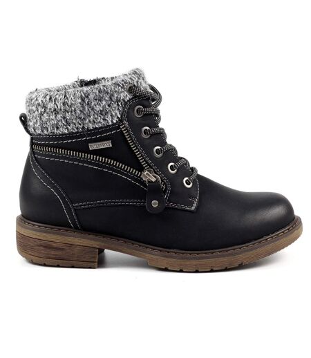 Bottines benson femme noir Lunar