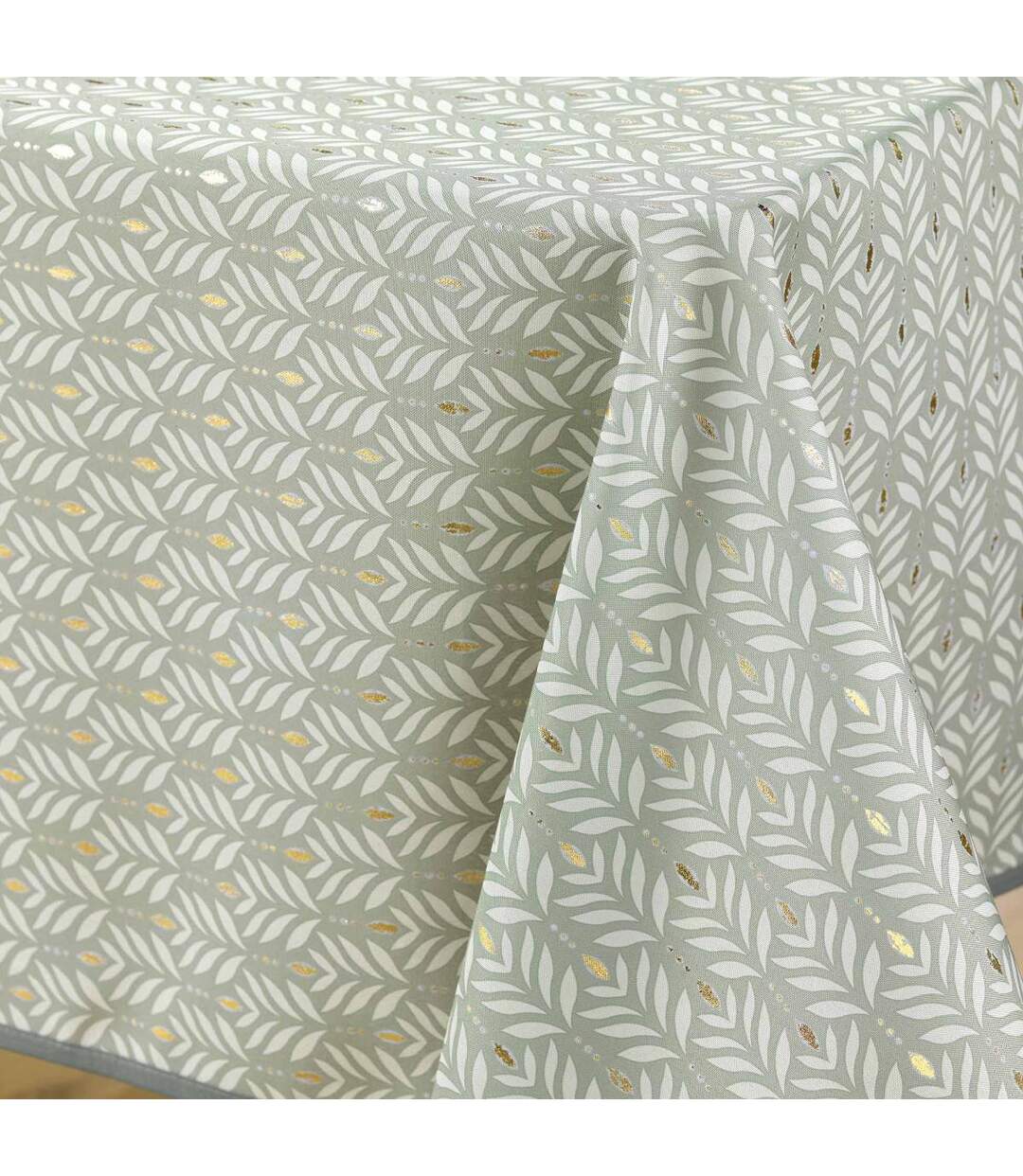 Nappe Imprimé Piana 145x240cm Sauge-3