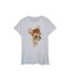 Disney T-shirt en coton Dessin de Bambi Femme/Femme (Gris sportif) - UTBI51187-1