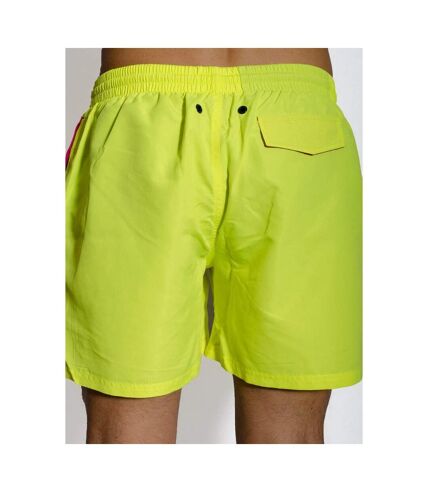 Bewley & Ritch Mens Sand Swim Shorts (Fluorescent Yellow) - UTBG989