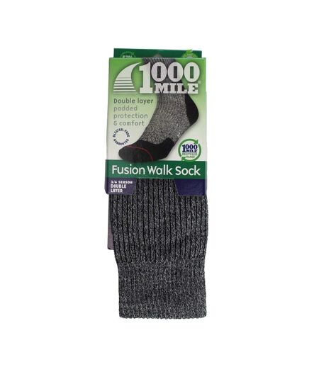 Mens' Fusion Repreve Double Layer Socks - 1 Pack