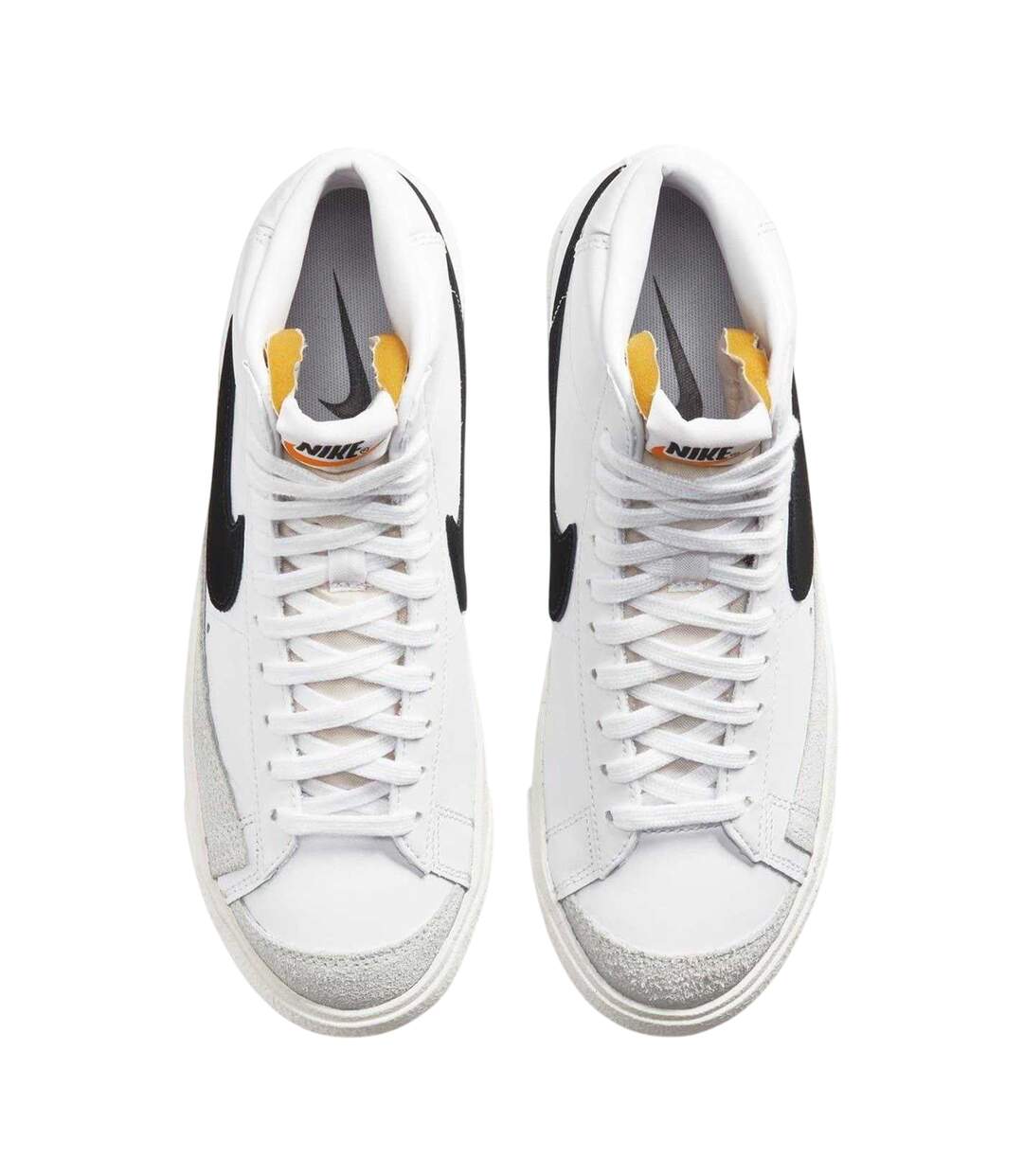Baskets Montantes Blazer Femme Blanc Noir Nike-4