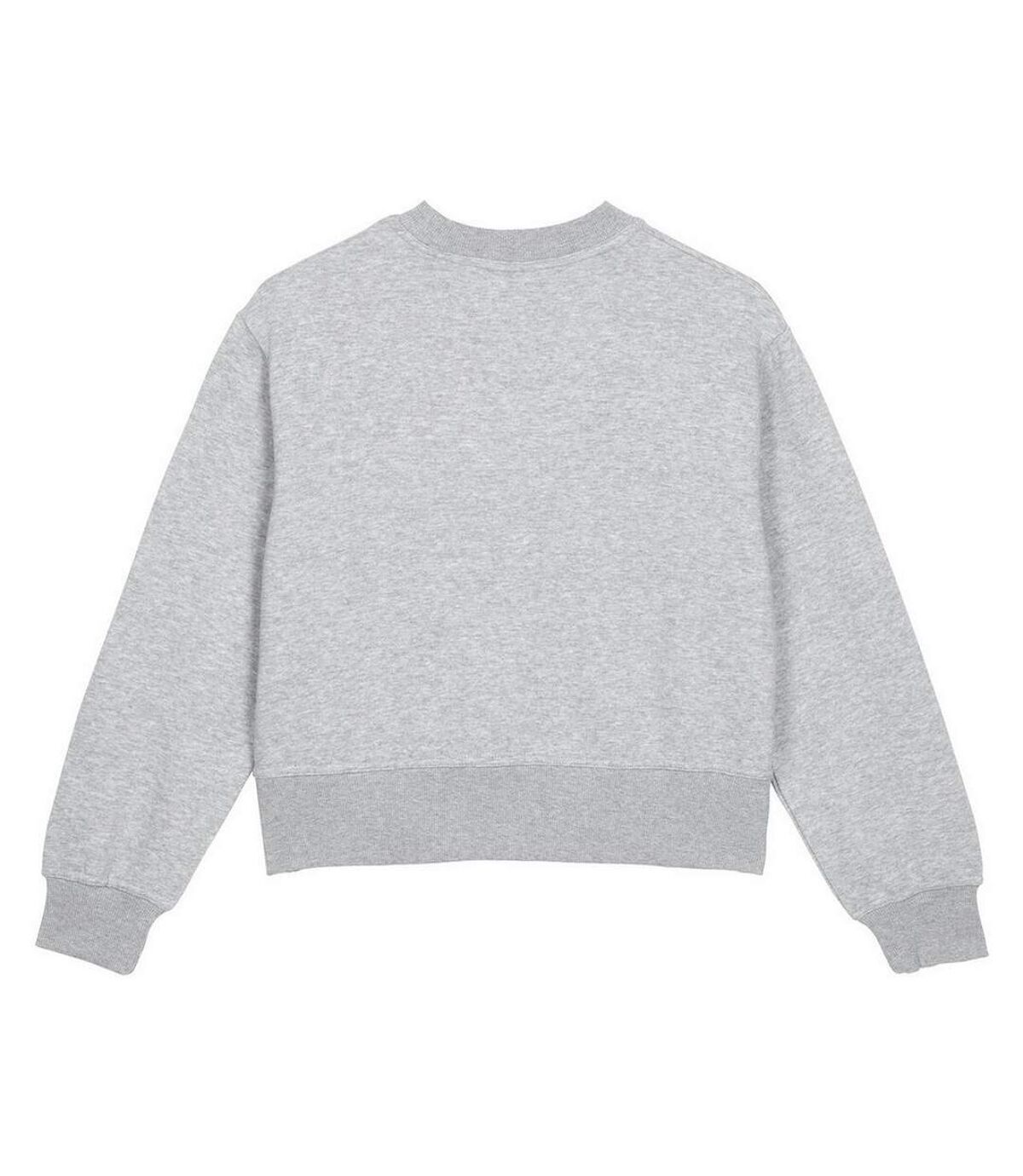 Umbro Womens/Ladies Core Boxy Sweatshirt (Grey Marl/White)
