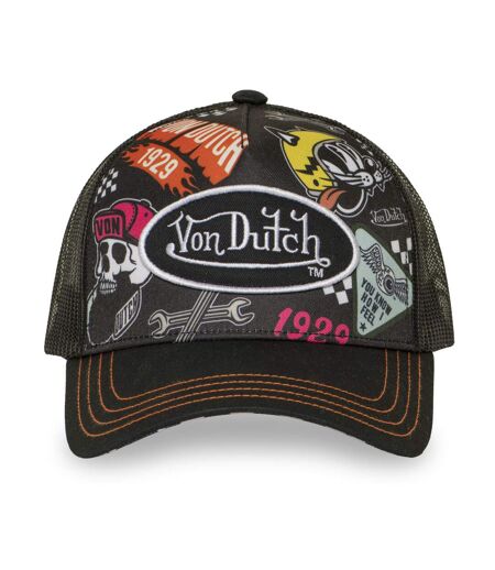 Casquette trucker imprimée en sublimation avec filet et écusson Subli Vondutch