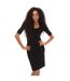 Robe Setzukie Femme Noir Hugo-2