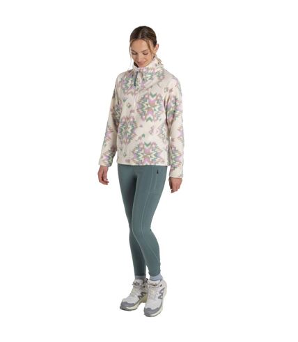 Womens/ladies lago half zip fleece top calico Craghoppers