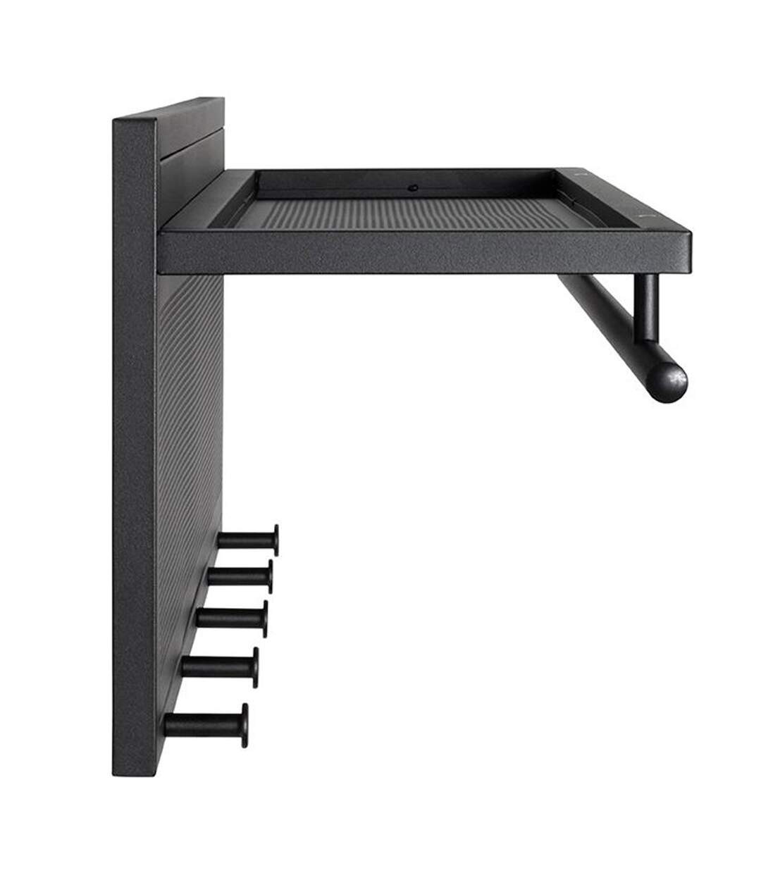 Patère Murale en Métal Paulo 75cm Noir-3