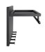 Patère Murale en Métal Paulo 75cm Noir-3