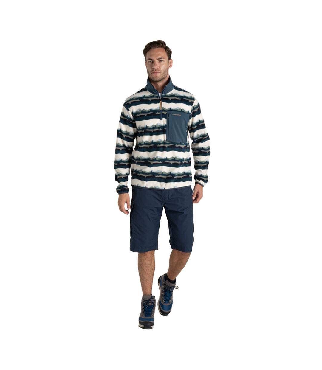 Short Motif/style Long Kiwi Homme Bleu Acier Craghoppers-4