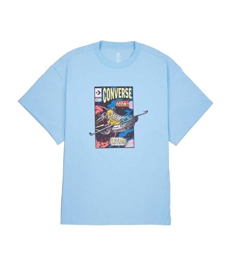 T-shirt Bleu Homme Converse Comic - L