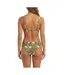 Maillot de bain deux pièces vert femme haute pression v282-2