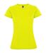 T-shirt Montecarlo Femme Jaune Fluo Roly Sport-1