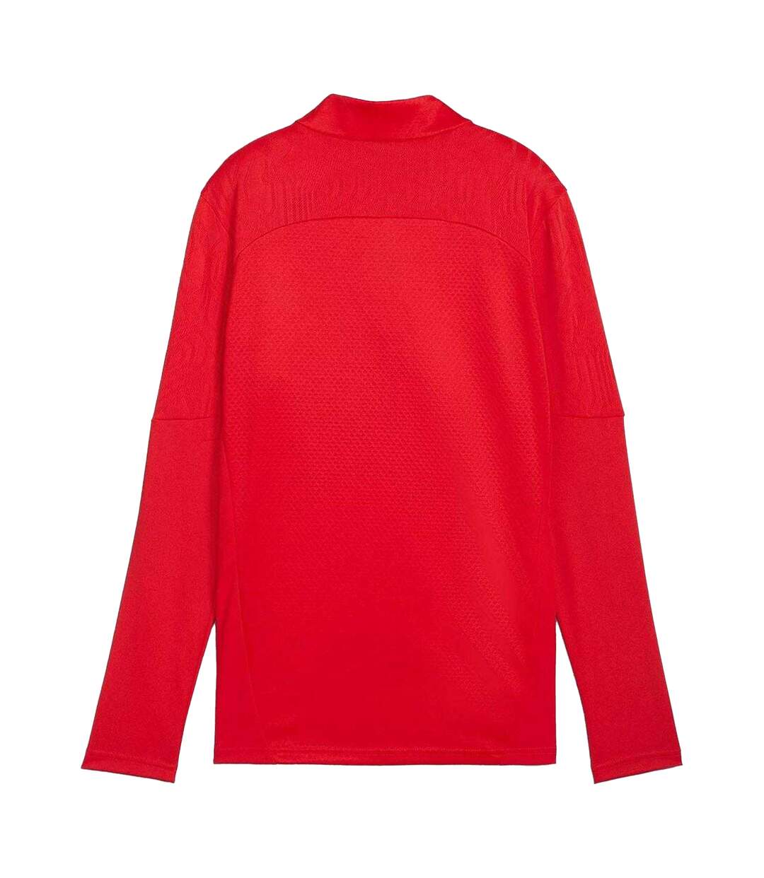 Mens Training Quarter Zip Track Top Red Puma-2