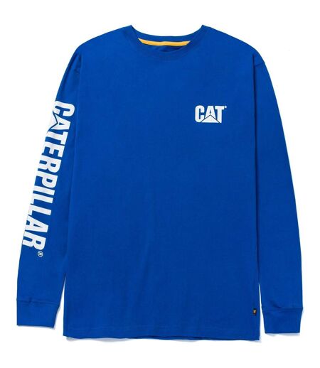 Caterpillar T-shirt à manches longues avec bannière de marque pour hommes () - UTFS10776