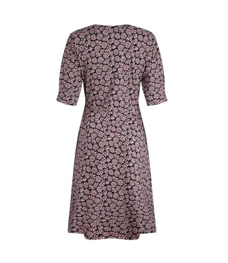 Womens/ladies cassandra jersey swing dress tearose Weird Fish