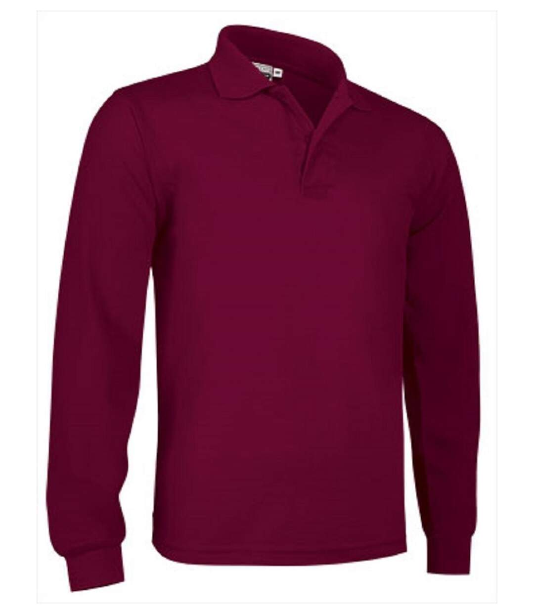 Polo manches longues - Homme - réf PREDATOR - rouge bordeaux