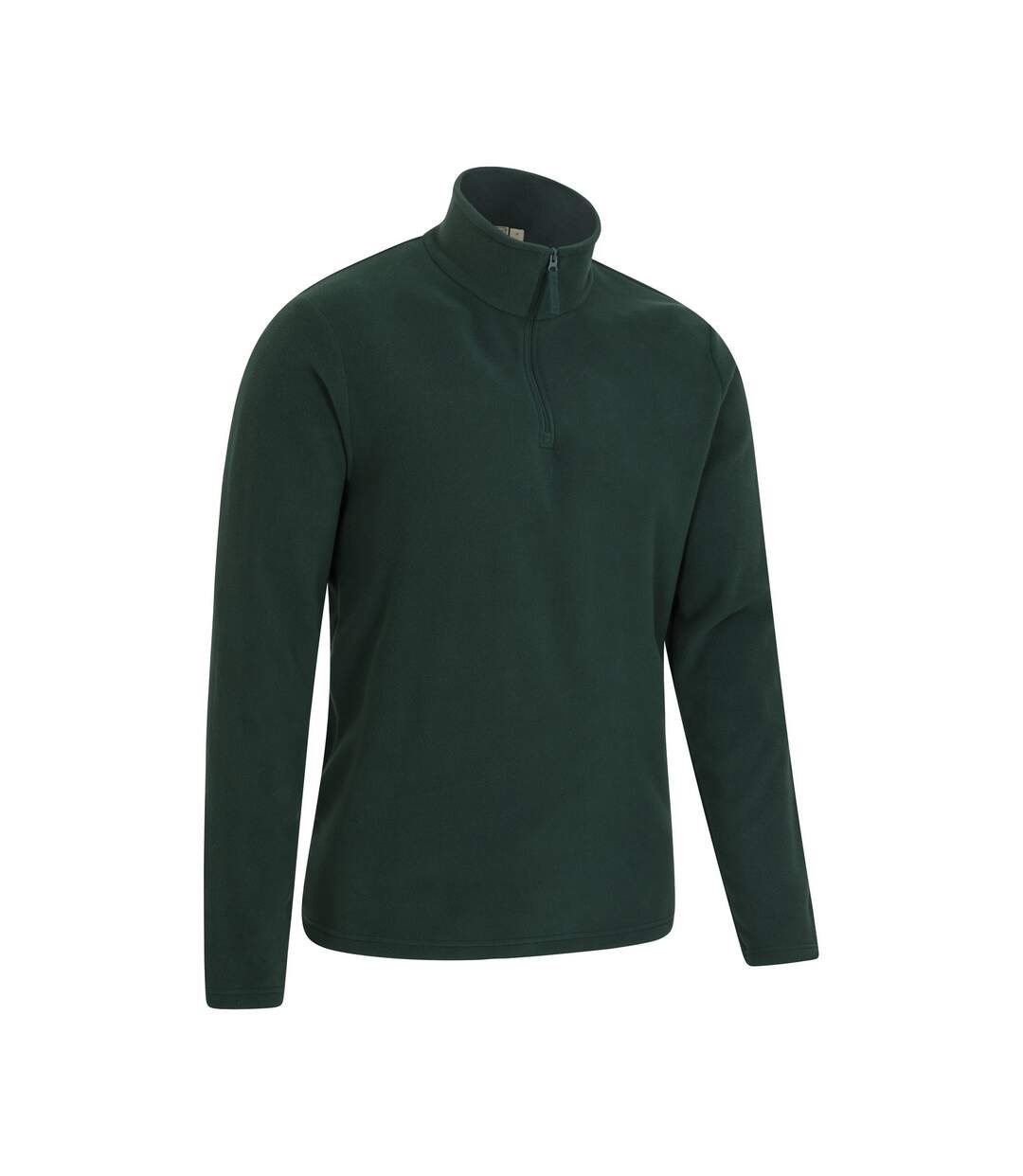 Mens Camber Ii Half Zip Fleece Top Dark Green Mountain Warehouse-3