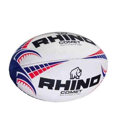 Ballon De Rugby Comet Taille 4 Blanc Rhino