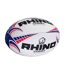 Ballon De Rugby Comet Taille 4 Blanc Rhino-2