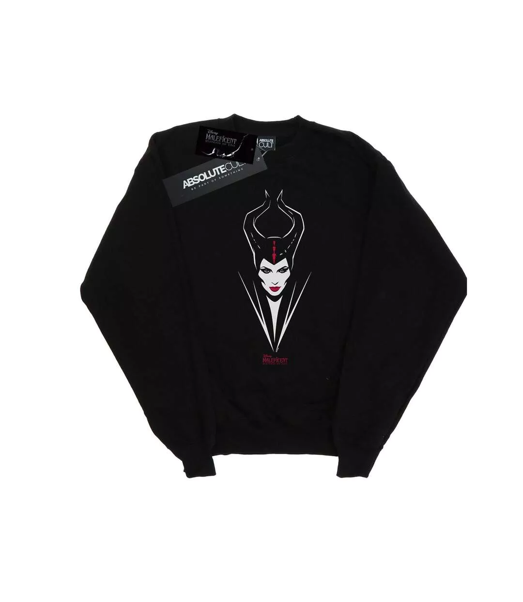 Disney Sweatshirt Femmes/Dames Maleficent Mistress Of Evil Face (Noir) - UTBI26437-1