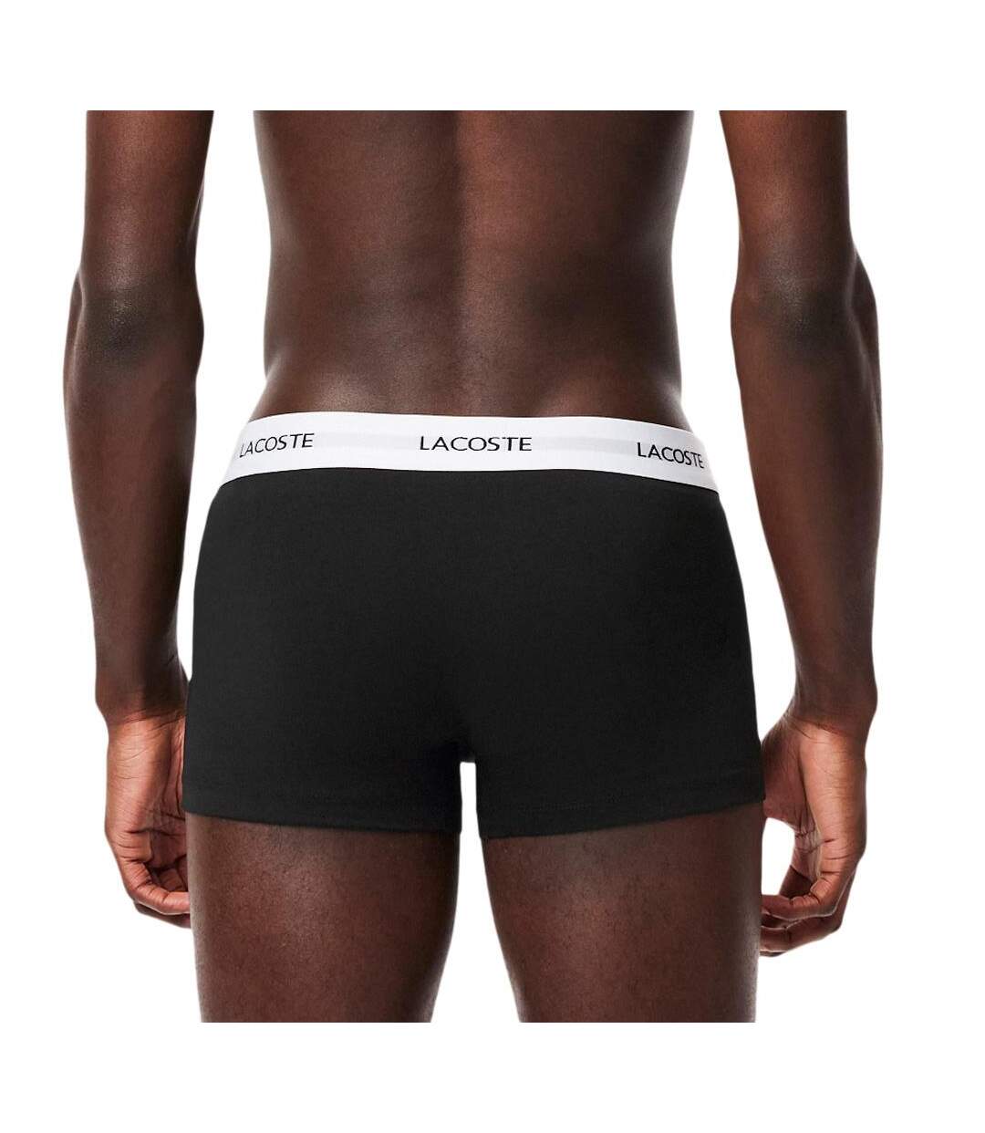 X3 sous-vêtement  marine/vert/noir homme lacoste stret - l-3