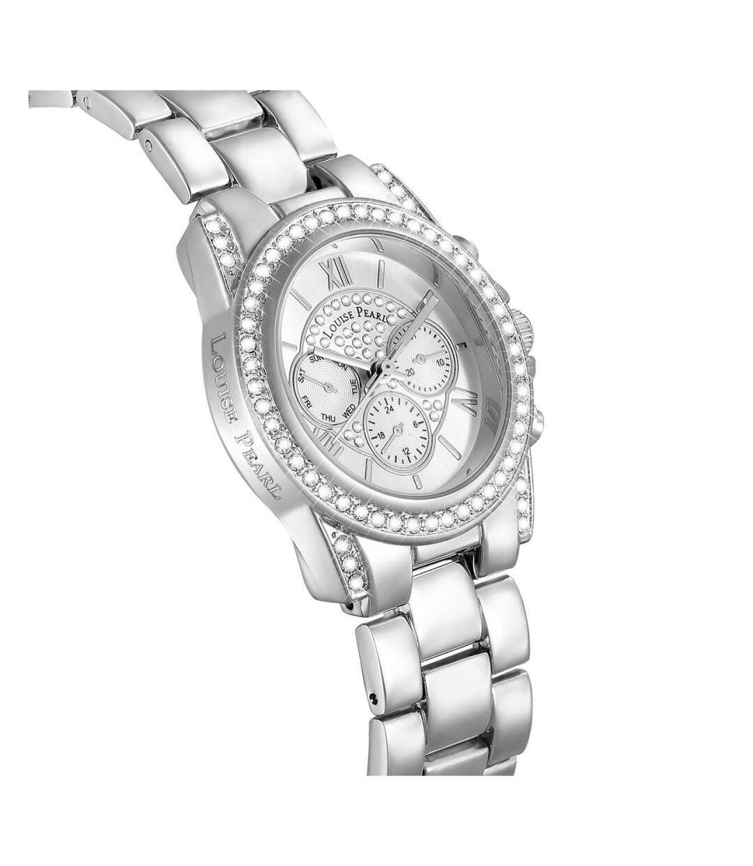 Montre Femme Louise Pearl ornée de Cristaux Swarovski® Argenté LP19