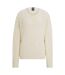 Pull Motif/style Texturé Femme Blanc Boss-2
