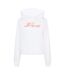 Sweat À Capuche Motif/style Lettrage Femme Blanc Diesel-1
