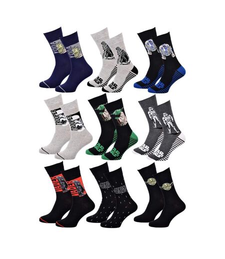 Chaussettes Pack Homme DISNEY STAR WARS - Pack de 9