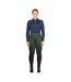 Womens/ladies Melton Horse Riding Tights Forest Green Hy-2