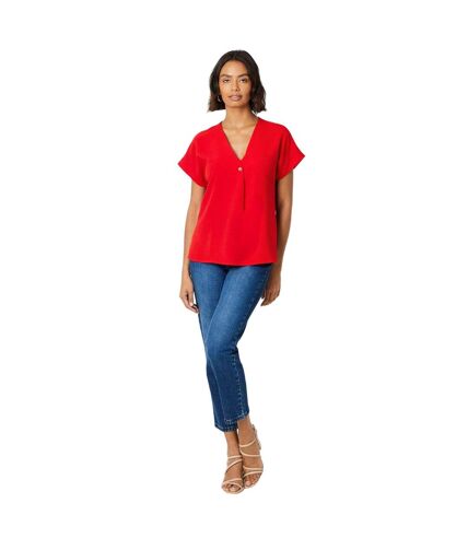 Blouse femme rouge Dorothy Perkins