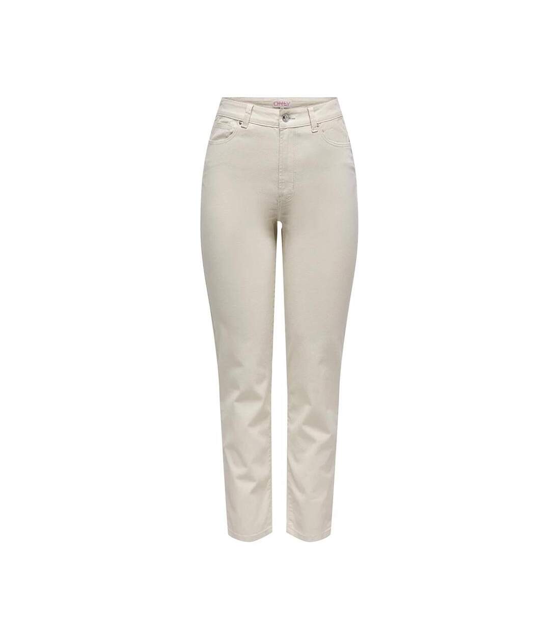 Jean Slim Beige Femme Only Lelma - W26-L32-1